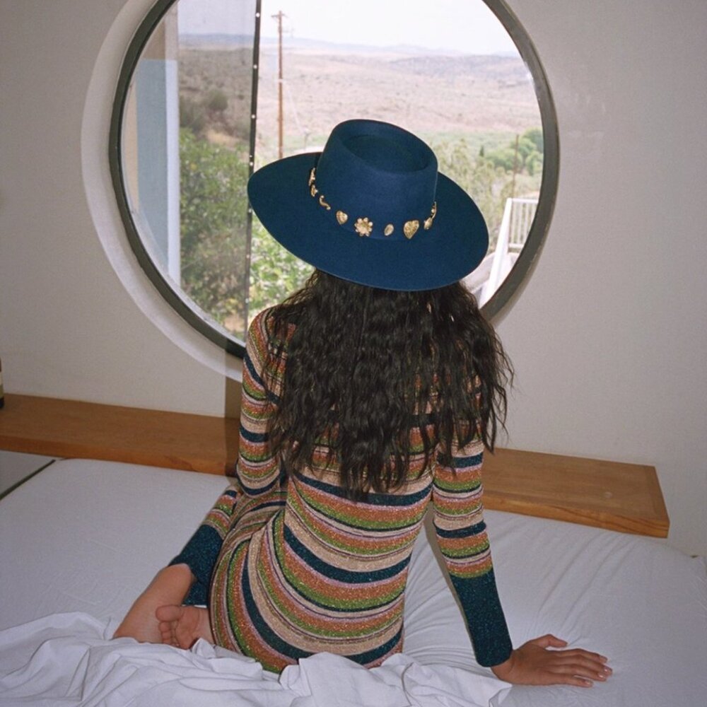 LACK OF COLOR The Cosmic Wool Boater‎ Hat NWOT